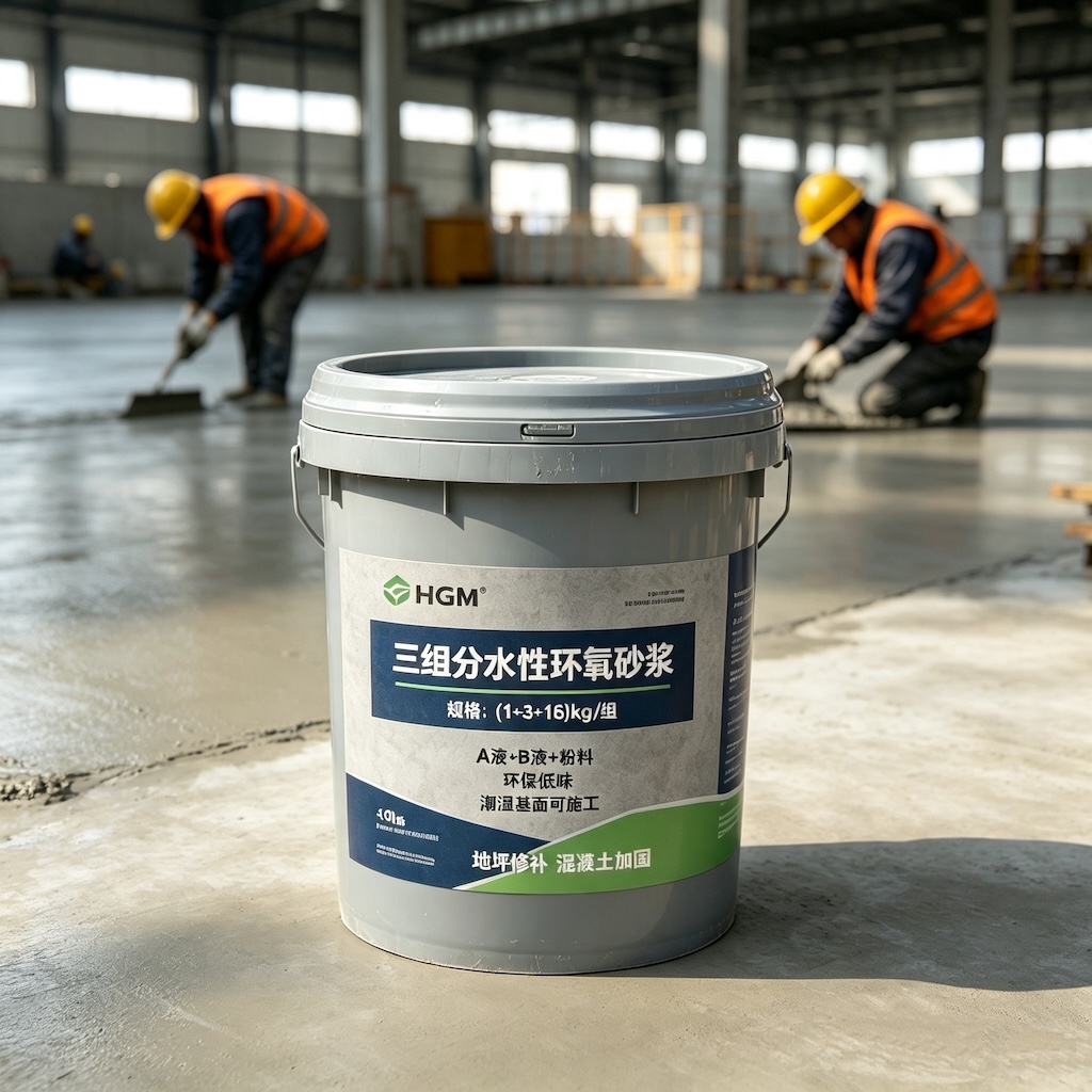 松江三组份水性环氧砂浆